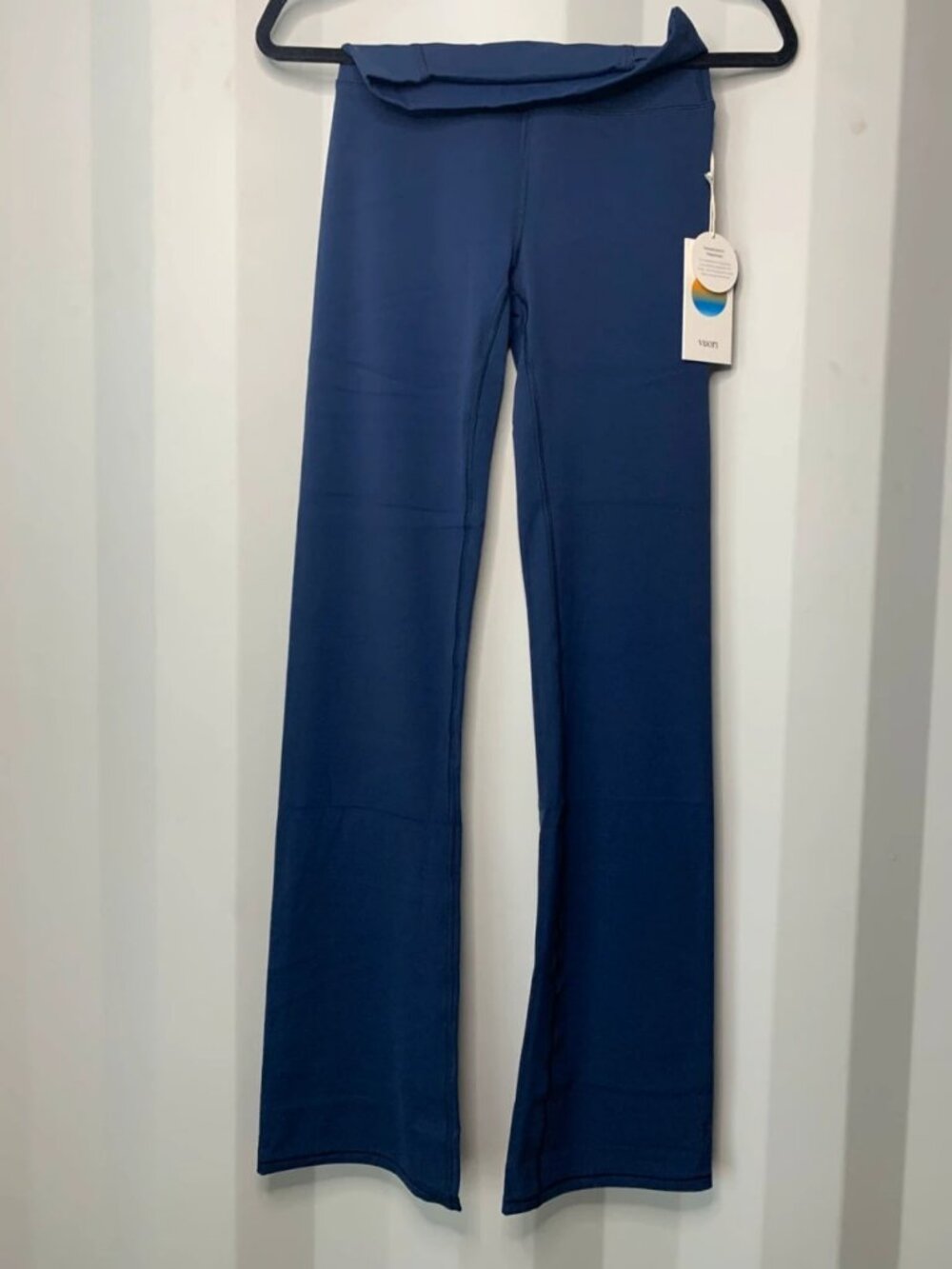 Vuori AllTheFeels Slim Flare Pants Blue Coast Women's Size S